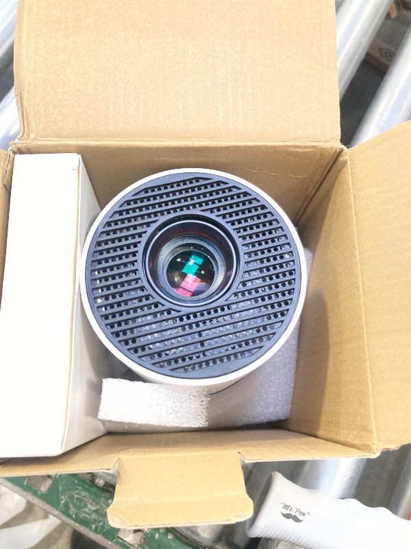 Photo 1 of Mini Projector, Support 4K 1080P Portable Projector with Dual Band WIFI6 5G Wireless 5.2 Bluetooth Android 11, 200 ANSI Lumens, 180° Rotatable, Auto Keystone Correction,35"-130" Screen Video Projector