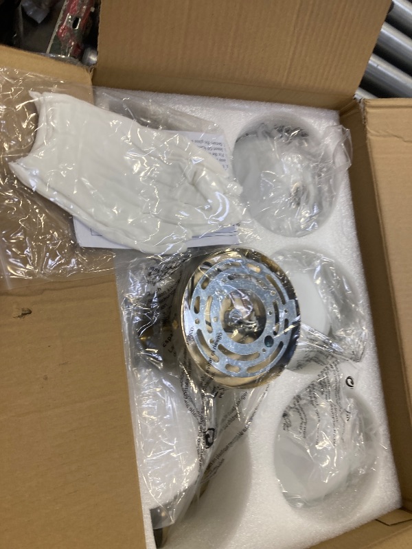 Photo 1 of Mid Century Brushed Brass Wall Sconce, Modern Gold 3-Lights Vanity Light Fixtures with Milky White Glass Ball Shades, Lighting Fixtures over Mirror, Wall Sconces for Bathroom Dressing Table Bedroom
