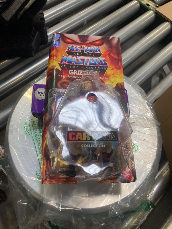 Photo 1 of Masters of the Universe Origins Action Figure Cartoon Collection Grizzlor, 5.5-inch 1980s Motu TV Hairy Villain, Detailed Design & Mirror Accessory