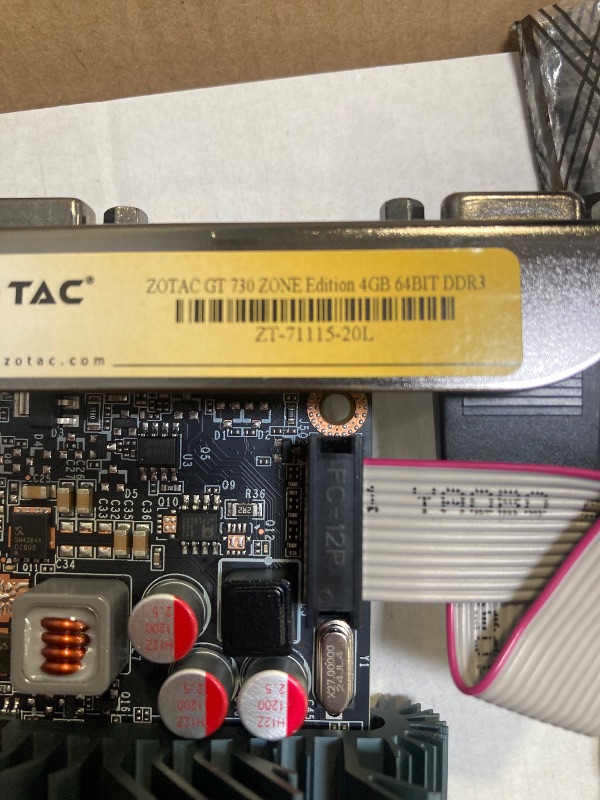 Photo 1 of ZOTAC GeForce GT 730 Zone Edition 4GB DDR3 PCI Express 2.0 x16 (x8 lanes) Graphics Card (ZT-71115-20L)