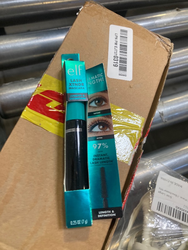 Photo 1 of e.l.f. Lash XTNDR Mascara, Made With Tubing Technology For The Look Of Lash Extensions, Clump & Flake Free, Vegan & Cruelty-Free, Pitch Black
