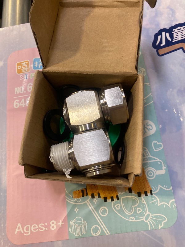 Photo 1 of Langina Upgraded Graden Hose Swivel Elbow, 3/4" Dual Swivel Garden Hose Adapter, 304 Stainless Steel Double Swivel Hose Elbow, 3/4" GHT Female to1/2 NPT Male Hose Kink Protector(304SS)