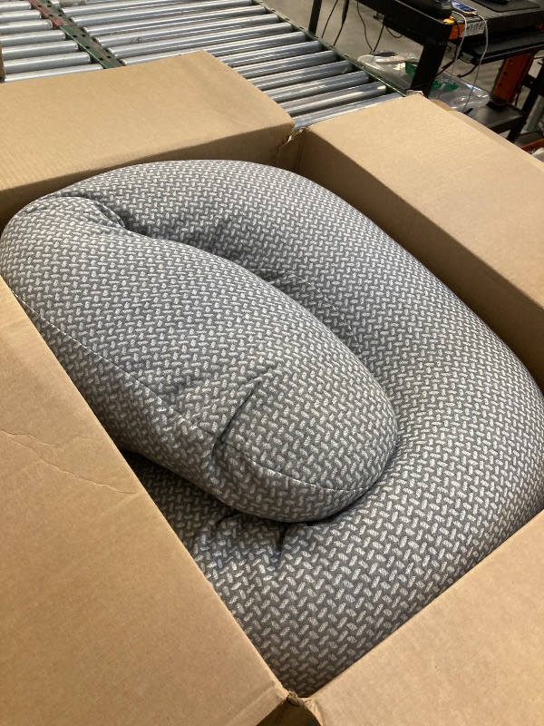 Photo 1 of Momcozy Pregnancy Pillow for Sleeping, Dreamlign U Pro Body Pillow with Adjustable Leg Pillow - Support for Back, Hips, Belly, Legs for Pregnant Women, 50-72 Inch Maternity Pillow with Air Layer Cover