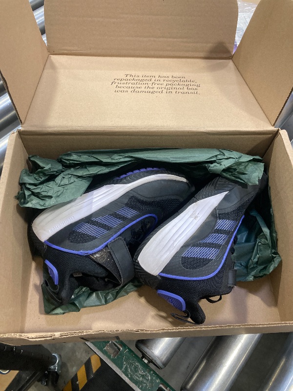 Photo 1 of adidas Own The Game 3.0 Basketball Sneaker, Black/Semi Cobalt Blue/White, 13 US Unisex Little Kid