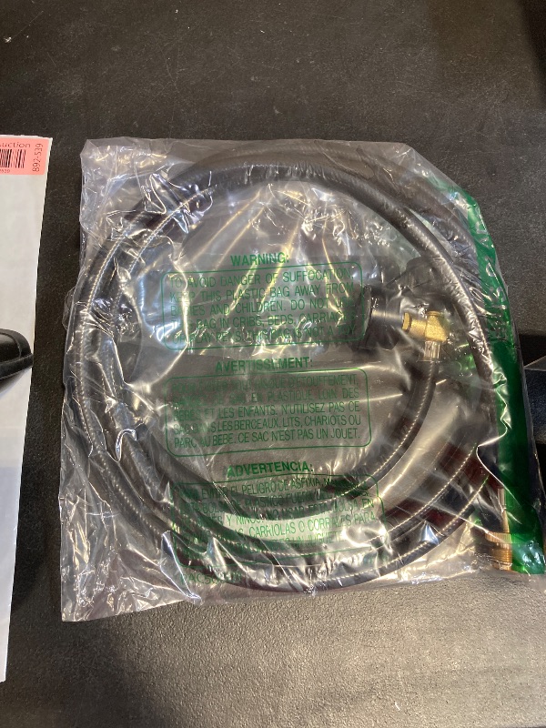 Photo 1 of Alloxity 8FT Propane Hose Adapter 1lb to 20lb with Gauge, Propane Tank Adapter Hose 20 lb to 1 lb, Propane Tank Hose, Propane Grill Hose Fit for Mr Buddy Heater, Weber Q Grill, Coleman Camping Stove