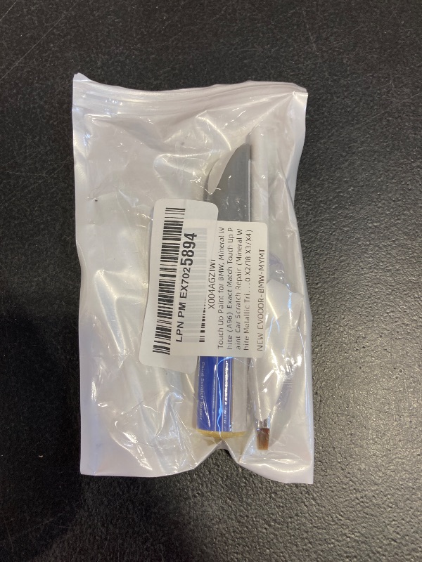 Photo 1 of Touch Up Paint for BMW, Mineral White (A96) Exact Match Touch Up Paint Car Scratch Repair (Mineral White Metallic Tricoat for 2/3/5 Series/X1/2020 X2/18 X3/X4)