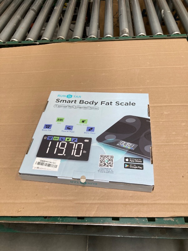 Photo 1 of Scale for Body Weight and Fat Percentage, RunSTAR Digital Accurate Bathroom Smart Scale with Large Display, FSA&HSA Eligible 13 Body Composition Analyzer Sync App