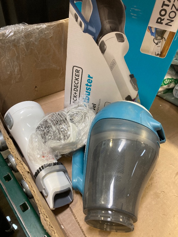 Photo 1 of BLACK+DECKER dustbuster AdvancedClean Cordless Handheld Vacuum, Compact Home and Car Vacuum with Crevice Tool (CHV1410L)