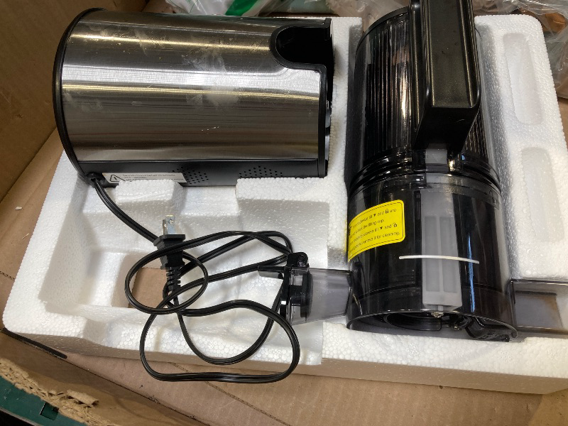 Photo 1 of Cold Press Juicer, Slow Masticating Juicer Machines with 5" Feeding Chute Fit Whole Fruits&Vegetables, Stainless Steel Slow Masticating Juicer Easy to Clean, 99.6% Juice Purity, 1.5L Capacity.
