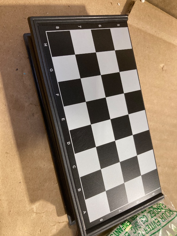 Photo 1 of Travel Chess Set Magnetic Portable Folding Board - Small Mini Pocket Chess Set (X-Small / 5.9 Inch)