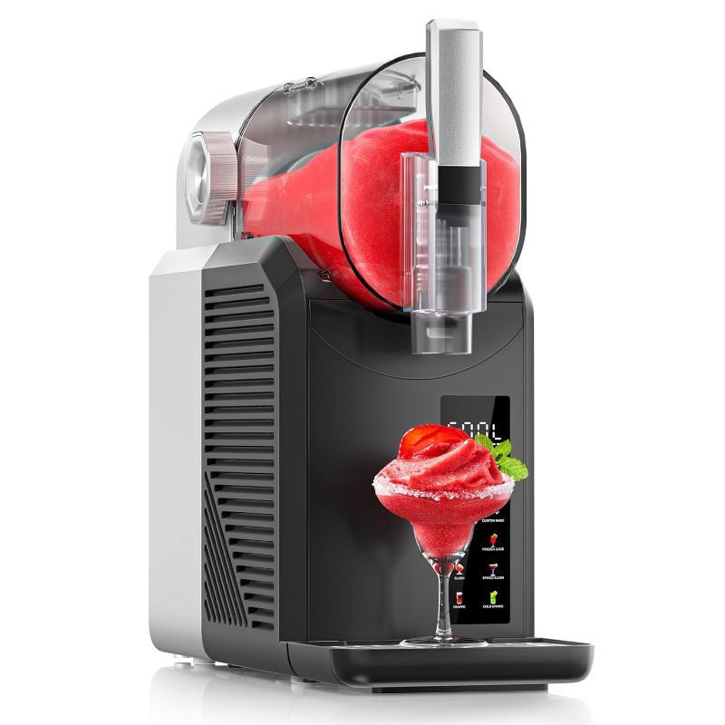 Photo 1 of Slushie Machine, 15-Minutes RapidChill Technology Slushy Machine for Home, 68 oz Drink & Slushie Maker with 6 Preset Programs Frozen Margaritas, Milkshakes, Frappés, and More
