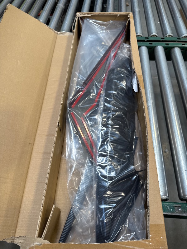 Photo 1 of Carbon Fiber Style Front Bumper Headlight Trim Cover Molding Accessoriess for Polaris Slingshot 2015-2025
