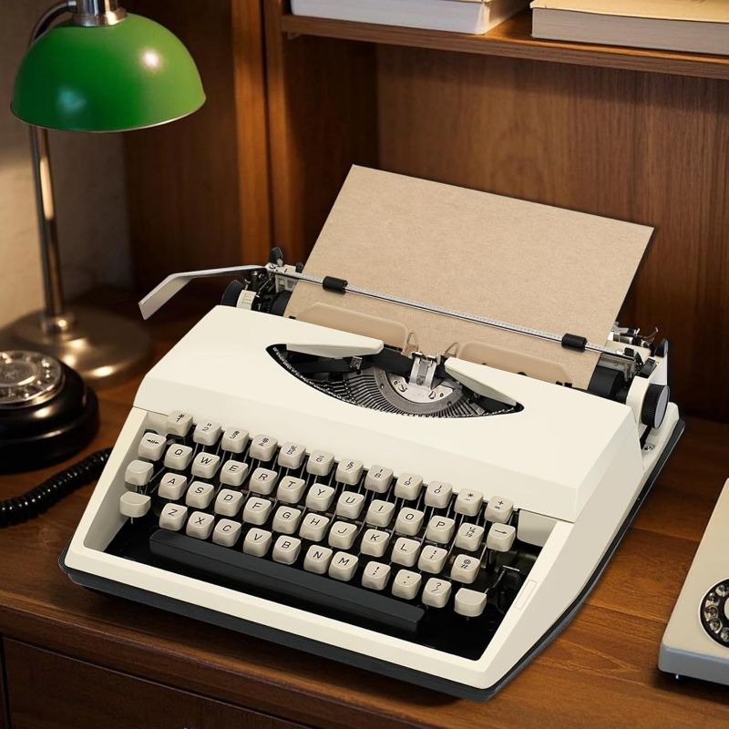 Photo 1 of [Timeless Classic] Fully Mechanical Vintage Manual Typewriter (Handcrafted Restoration), Retro Artisanal Creation, Mechanical Principle Education, Immersive Typing Experience
