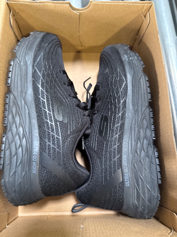 Photo 1 of Skechers Women's Relaxed Fit Max Cusioning Elite SR Outsole Health Care Professional Shoe, Black, 9.5
