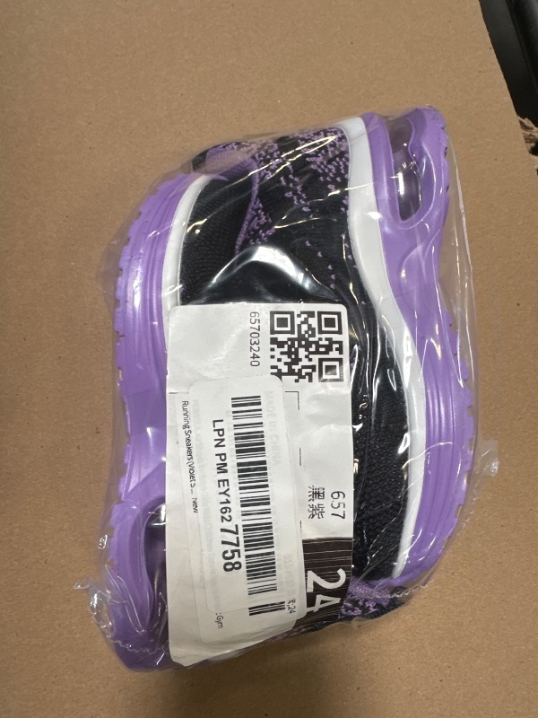 Photo 1 of PERSOUL Air Shoes for Boys Girls Kids Children Tennis Sports Athletic Gym Running Sneakers (Violet Size 7 Toddler)