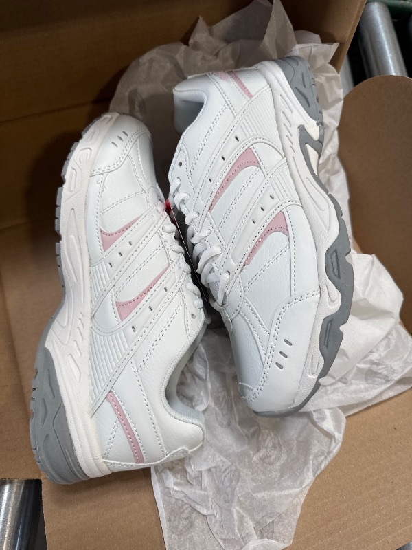 Photo 1 of Avia Verge Womens Sneakers - Tennis, Court, Cross Training, or Pickleball Shoes for Women, Classic Black or Walking White Sneakers with Arch Support, Wide Width or Medium 7.5