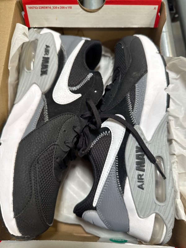 Photo 1 of Nike Men's Air Max Excee Sneaker, Black/White/Cool Grey/Wolf Grey, 9