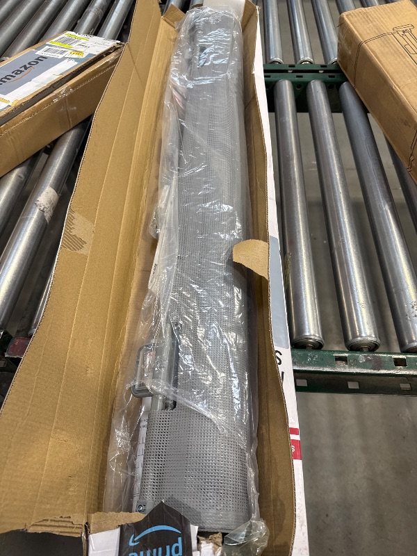 Photo 1 of 180'' Retractable Baby Gates Extra Wide for Stairs,42" Extra Tall Retractable Dog Gate for Doorways, Deck, 15 Foot Indoor/Outdoor Retractable Gate with Reinforced Rods, Grey Retractable Garage Gate
