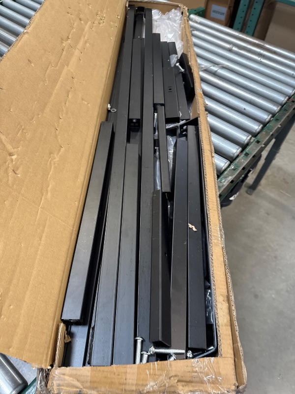 Photo 1 of Shipping Container Shelves Shelving Brackets, Heavy-Duty 3-Tier Shelf Bracket 19"(D) x 52"(H) Universal Storage Racks for Cargo Containers - 4 Packs
