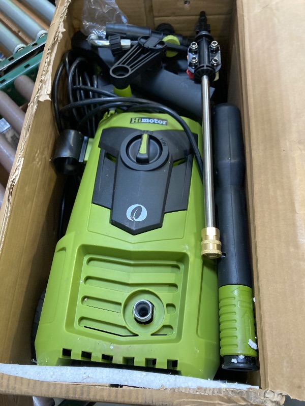 Photo 1 of Electric Pressure Washer - 4000PSI 2.8GPM Electric Power Washer with 35ft Cord 26ft Hose, High Pressure Washers Includes 5 Nozzles, Foam Cannon for Cars, Homes, Driveways

