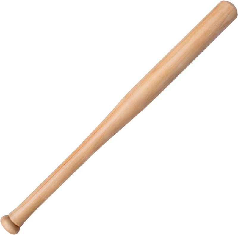 Photo 1 of Baseball Wood Bat, 25 Inch Durable and Sturdy Lightweight, Glossy Finish with Cupped for Baseball Training Games or Casual Play
