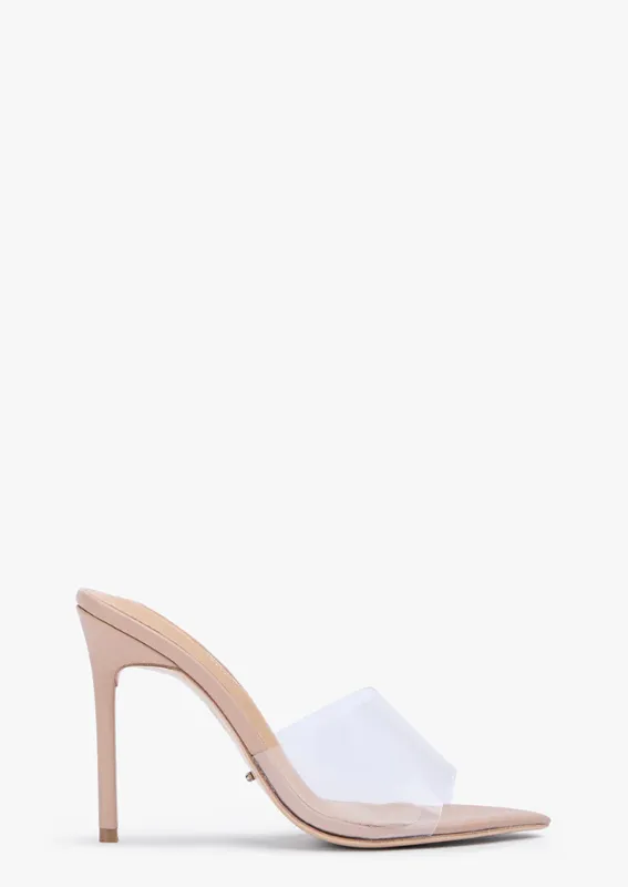 Photo 1 of Women Clear Square Open Toe Stiletto High Heel Sandals,8