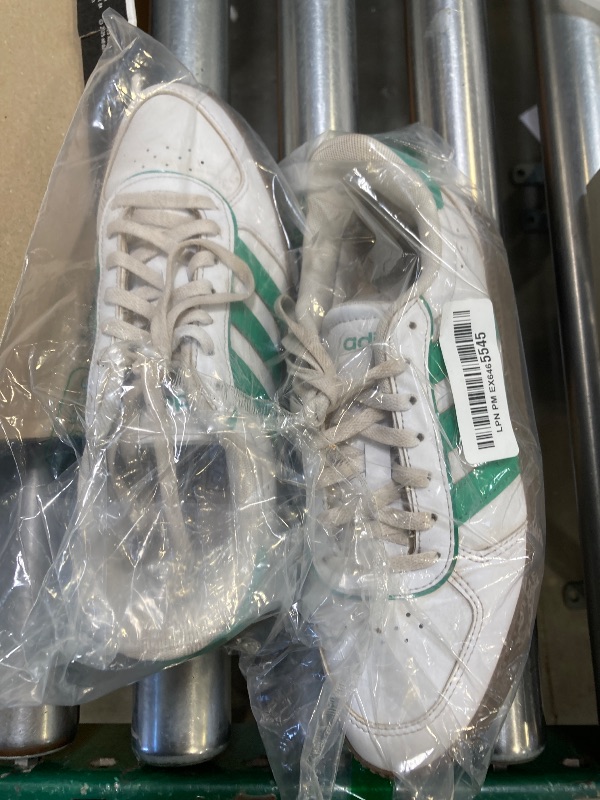 Photo 1 of adidas Women's Breaknet Sleek Sneaker, White/Semi Court Green/Gum, 7