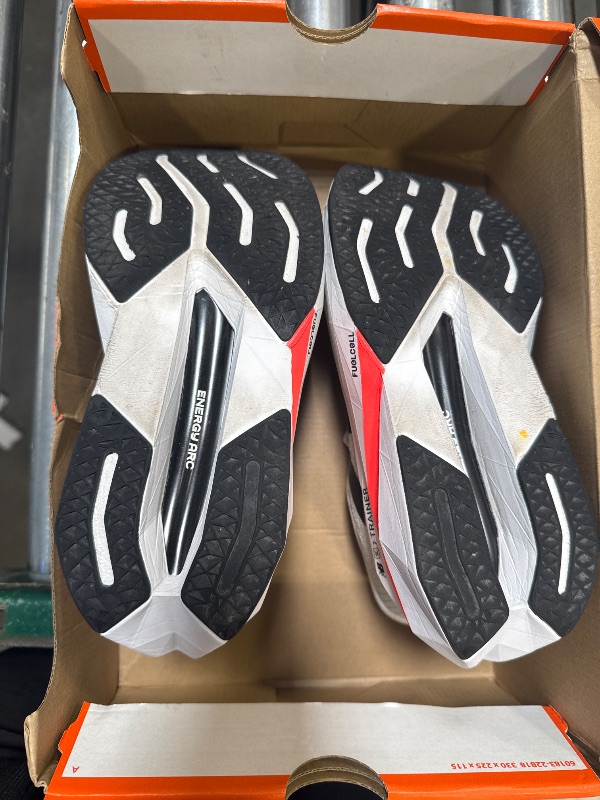 Photo 1 of New Balance Women's FuelCell SuperComp Trainer V3 Running Shoe, Sea Salt/Urgent Red/Black, 8.5 w 