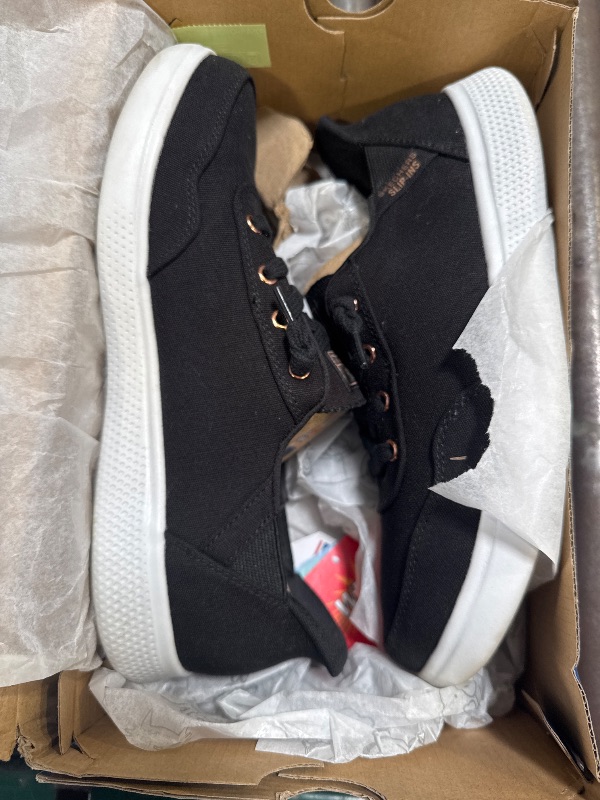 Photo 1 of Skechers Women's Hands Free Slip-Ins Skip Cute - B Cute Sweet Sneaker, Black, 8.5
