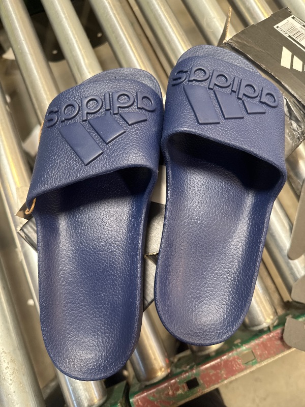 Photo 1 of adidas Unisex-Adult Adilette Aqua, Dark Blue/Dark Blue/Dark Blue, 9