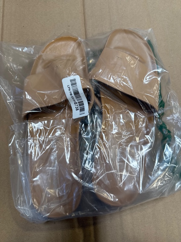 Photo 1 of Donald Pliner Women's FIFI Flip-Flop, Camel-Vachetta, 9.5