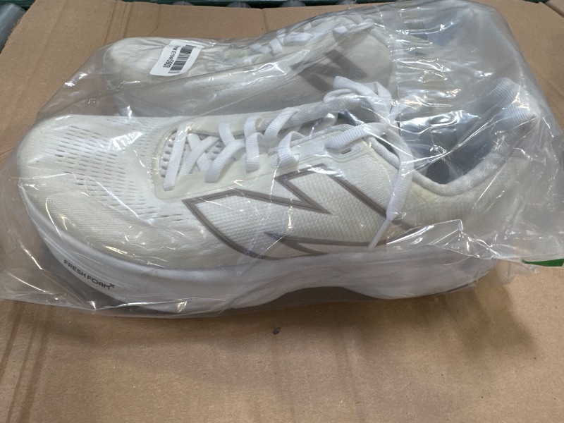 Photo 1 of New Balance Women's Fresh Foam X 1080 V14 Running Shoe, White/Light Gold Metallic/Sea Salt, 8.5