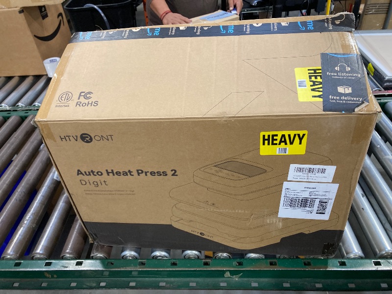 Photo 1 of HTVRONT Auto Heat Press 2 - Heat Press Machine for T Shirts with Adjustable Pressure & Higher Heating Height, Heats Up Fast & Evenly Heat Press 15x15 for HTV, Sublimation, Heat Transfer Projects