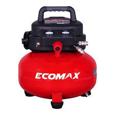 Photo 1 of Air Compressor, Portable Air Compressor, 6 Gallon, Pancake Air Compressor, Max 150 PSI, 2.6 CFM @90 Psi, Oil Free Small Electric Air Compressor for Car, Home and Jobsite, Red Model: 0210673