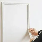 Photo 1 of 4 Set Peel and Stick Wall Molding Trim Kit