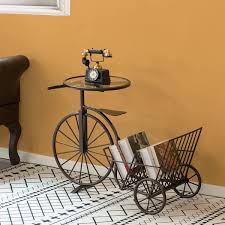 Photo 1 of Metal Bicycle Bike Phone Table Book Magazine Rack