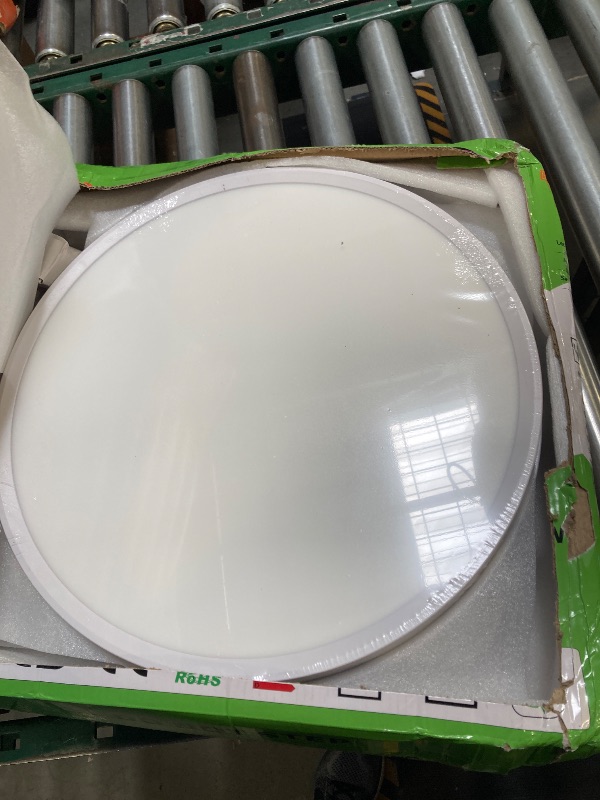 Photo 1 of 16" Inch LED Flush Mount Ceiling Light, 32W, 3480LM, 3000K/4000K/6000K CCT Selectable, Round Flat Panel Light Fits for Hallway, Kitchen, Bedroom, Laundry Room