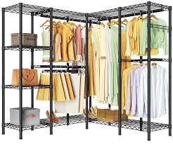 Photo 1 of Heavy Duty Metal Clothes Rack for Hanging Clothes,Freestanding Garment Rack Closet Wardrobe Rack Clothing Rack 
