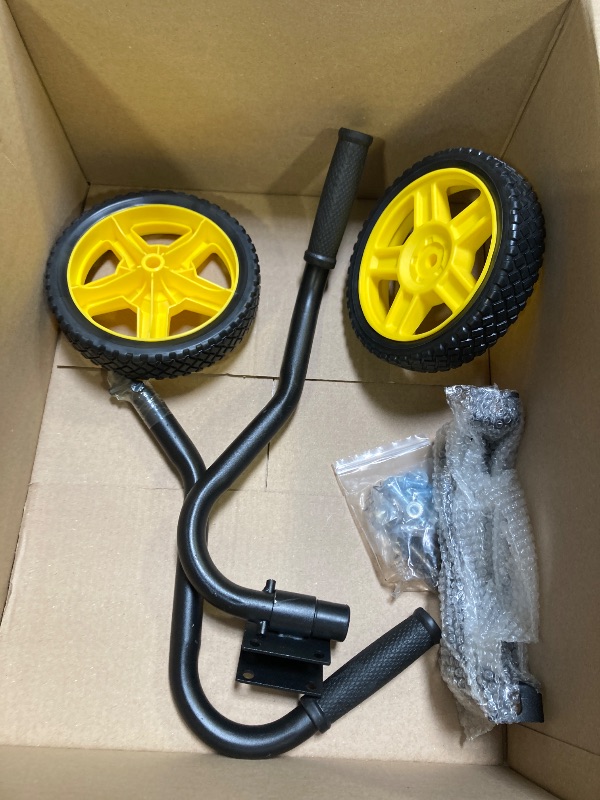 Photo 1 of 40065 Generator Wheel Kit for Champion 2800-4750-Watt / 3000-5500-Watt or Higher Inverter Generators with Folding Handle and Never-Flat Tires