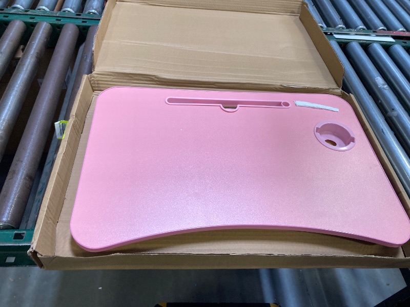 Photo 1 of Portable Foldable Lazy Table for Small Space Bedroom, Efficient Home Laptop Trays for Eating and Laptops Stand Lap Table, Econ-Purpose Study Writing Table