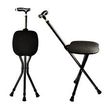Photo 1 of  Cane with Seat Combo Aluminum Alloy Portable LED Folding
