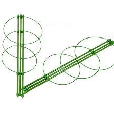 Photo 1 of 18 Inches Tomato Trellis Cages for Garden Small Climbing Plants Indoor for Cucumber and Potted Vegetable 2 PK 