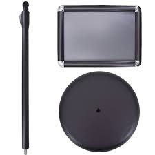 Photo 1 of Adjustable Pedestal Sign Holder- Heavy Duty Floor Stand - missing poles