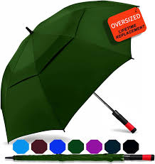 Photo 1 of SIEPASA Golf Umbrella Large 626872 Inch Automatic Open Golf Umbrella Extra Large Oversize Double Canopy Vented Umbrella Windproof Waterproof for Men and Women