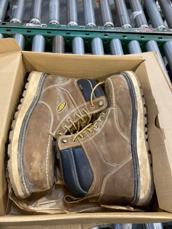 Photo 1 of KEEN Utility Men's Cincinnati 6" Composite Toe Waterproof Wedge Work Boots, Belgian/Sandshell, 11.5