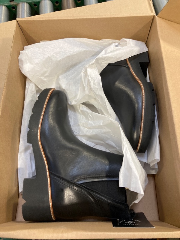 Photo 1 of Naturalizer Womens Darry Bootie Water Repellent Ankle Boot Black Leather 7.5 M