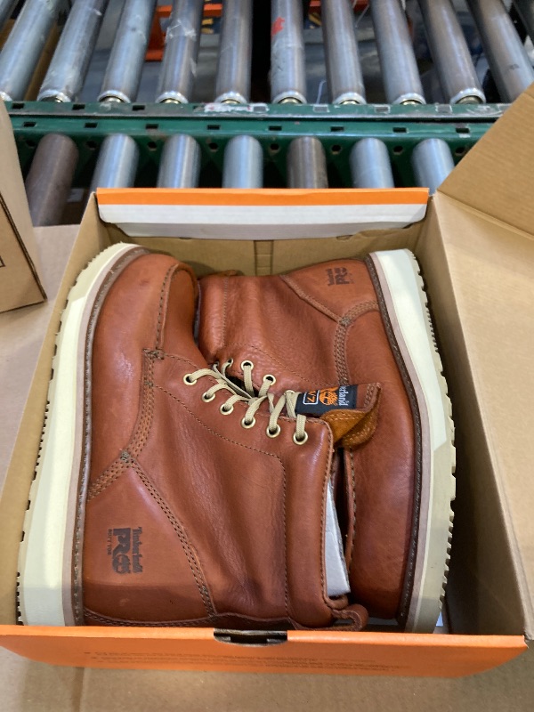 Photo 1 of Timberland PRO Men's Pro Wedge 6 Inch Moc Soft Toe Industrial Work Boot, Brown-2024 New, 9