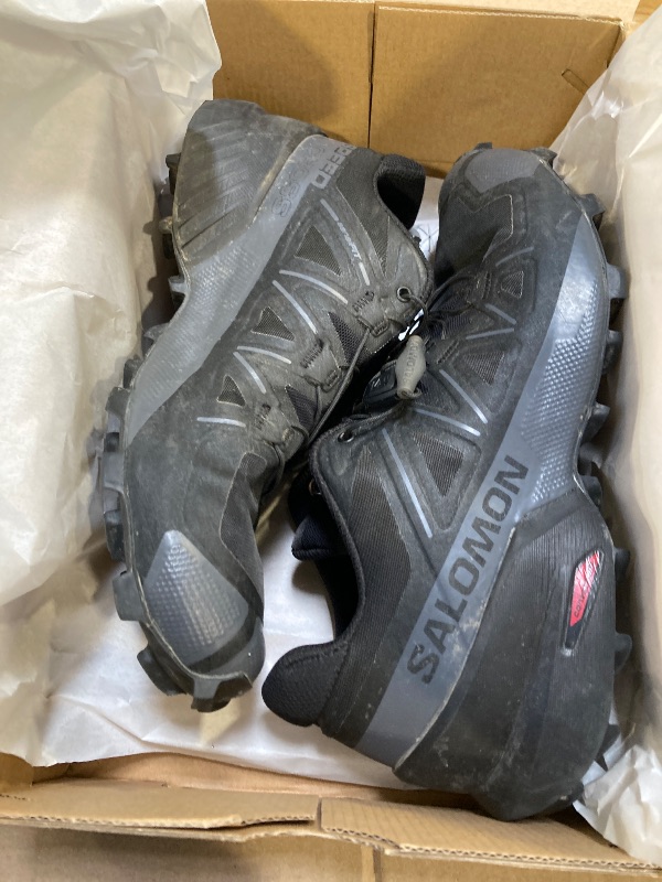 Photo 1 of Salomon Women’s Speedcross Trail Running Shoes - Black/Black/Quiet Shade - 8.5