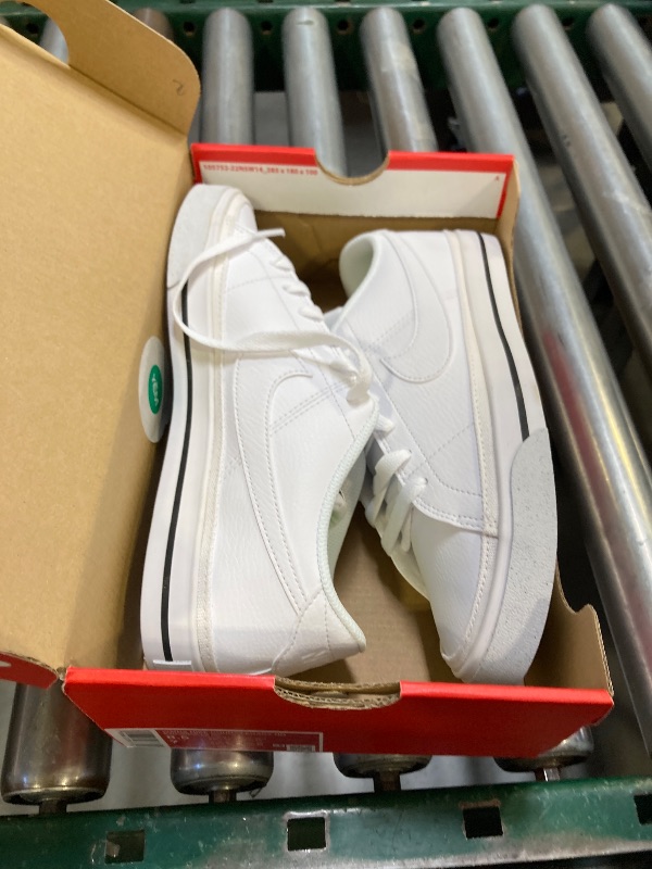 Photo 1 of Nike Women's Court Legacy Next Nature Shoes, White/White-Black-Volt, 8.5