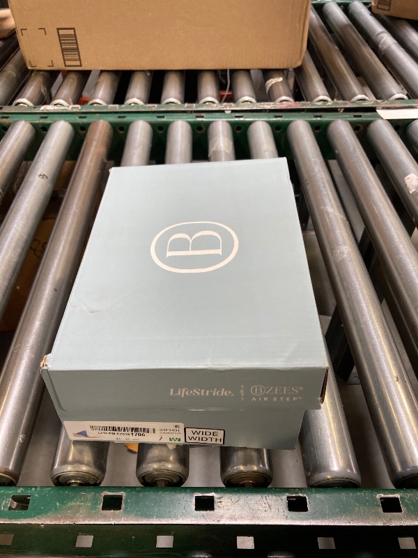 Photo 1 of BZees Womens Smile 3 Slide Sandal Elemental Blue 7 W